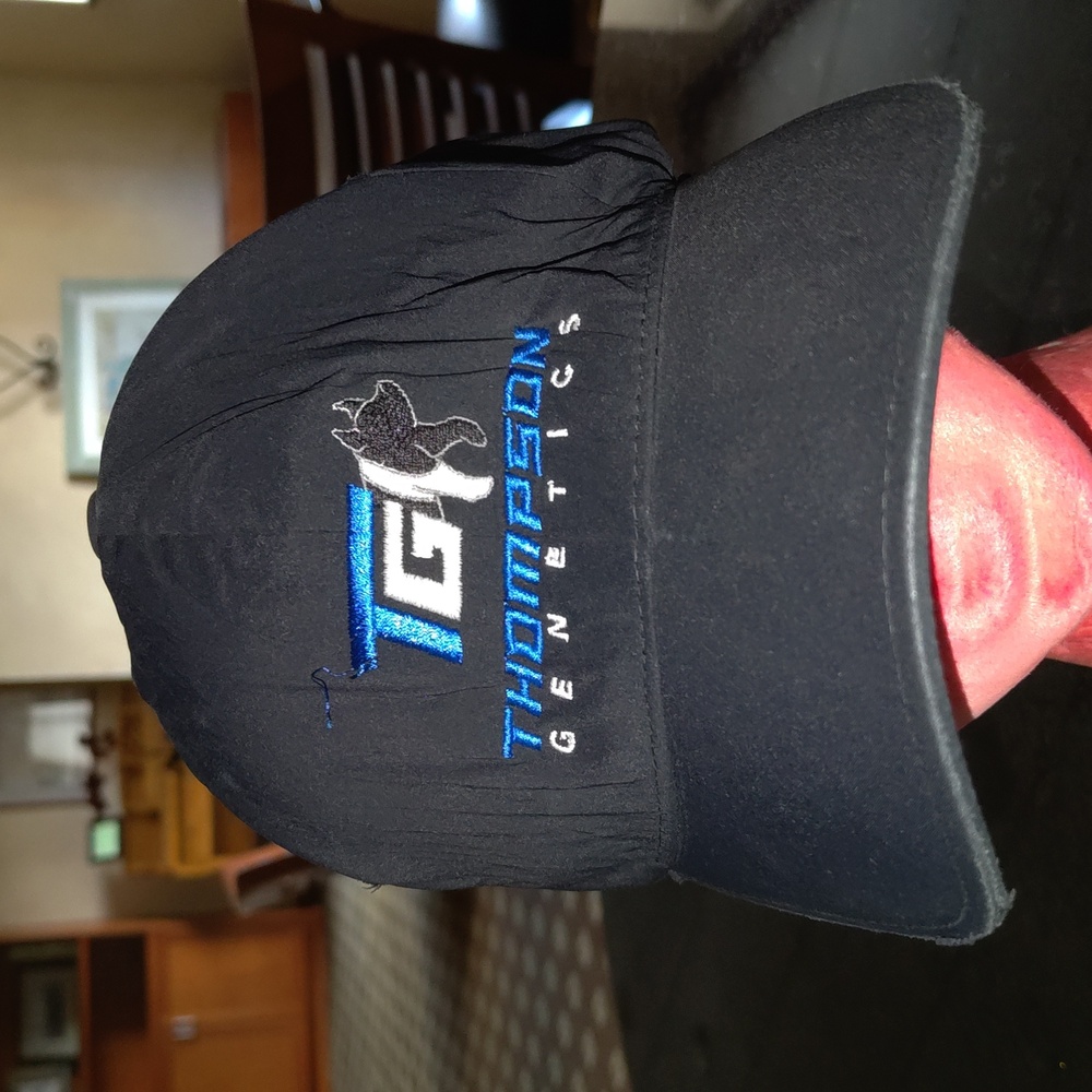 Thompson Brothers Genetics Embroidered Logo Flexfit Fitted Hat Cap L-XL